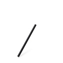 Papiertrinkhalm schwarz`JUMBO` Ø8mm 15cm [100 Stk]