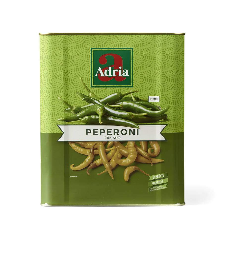 Adria Pfefferoni grün ganz [14kg/Kanister]