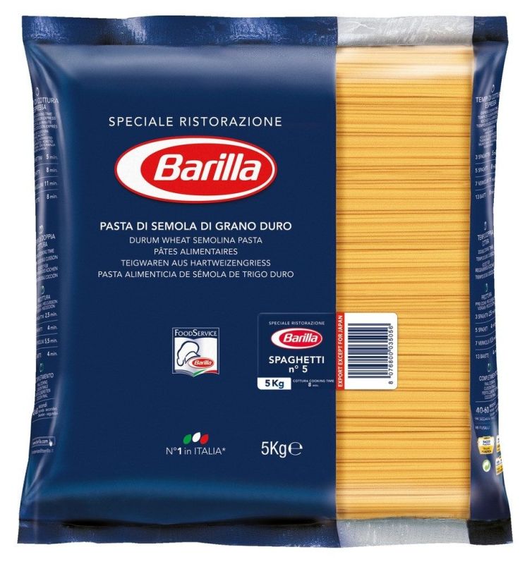 Barilla Spaghetti Nr 5 [5 kg/Packung]
