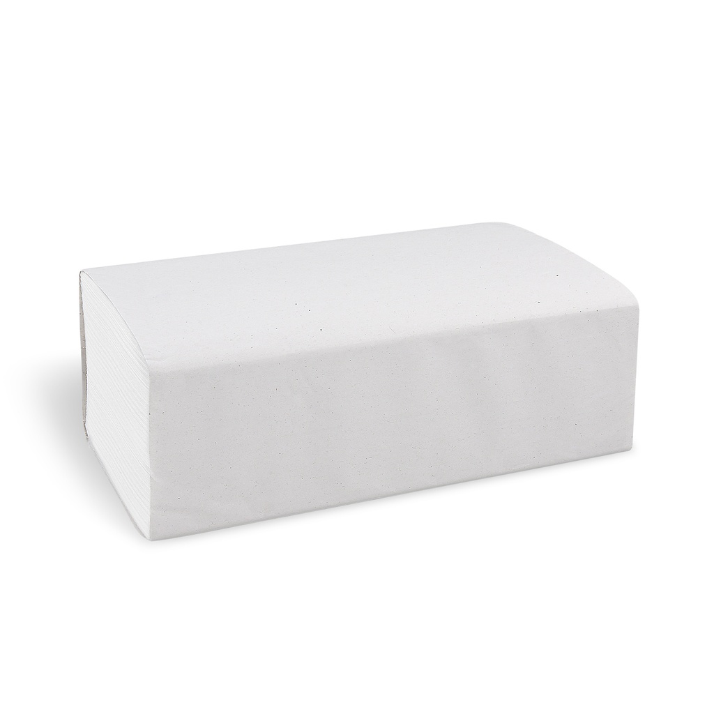 Papier Falthandtuch Z falz 2-lagig weiß 23x23cm [3200 Stück]