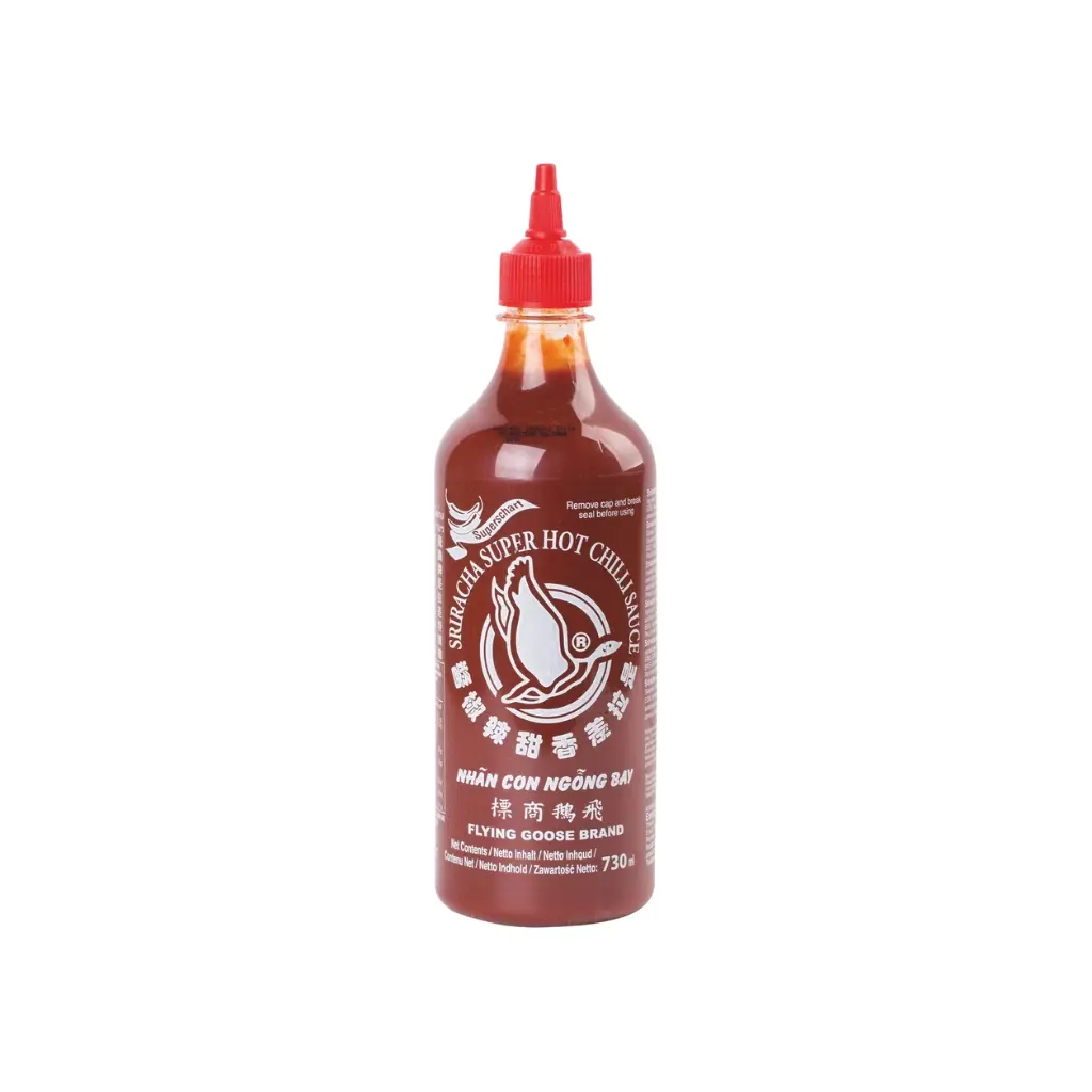 Chili Sauce Sriracha Extra Scharf Rot [730 ml/Flasche]