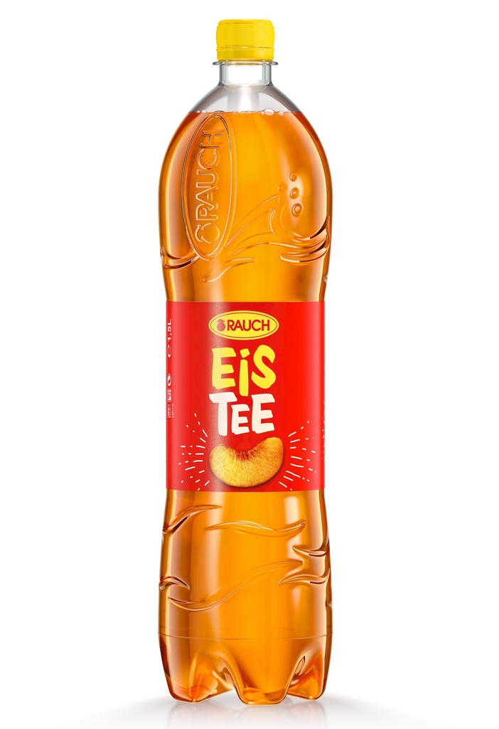 Rauch Eistee Pfirsich 1,50 L Flasche [6 Stück]