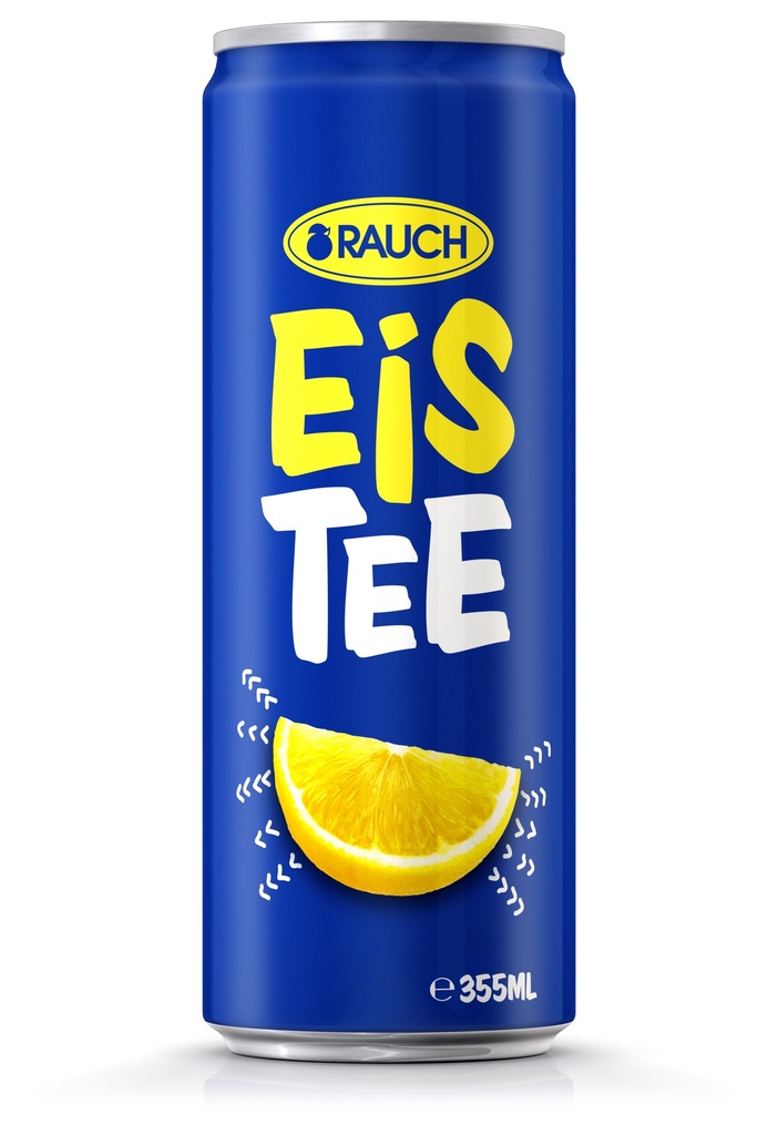 Rauch Eistee Zitrone 0,33 L Dose [24 Stück]