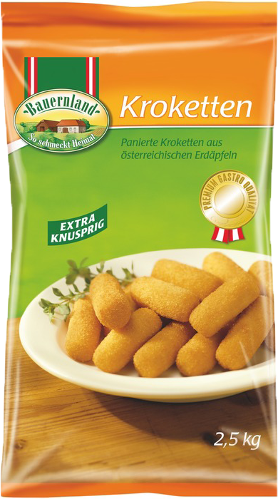 Bauernland Kartoffel Kroketten [2,5 kg/Pack]