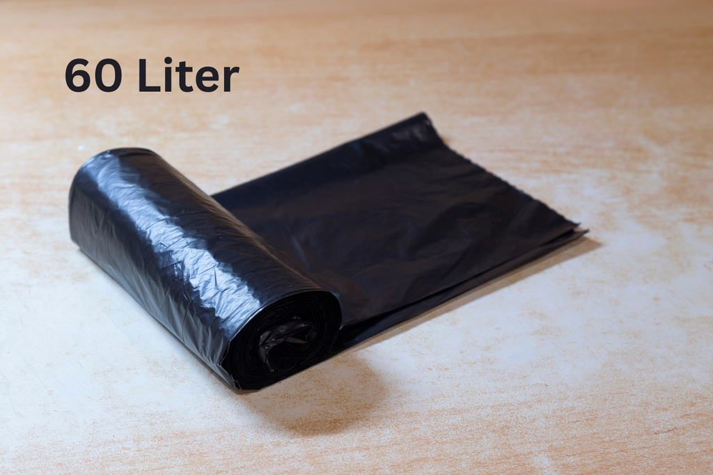 Müllsack Stark schwarz 60L, 1rolle=20stück [1 Rolle]