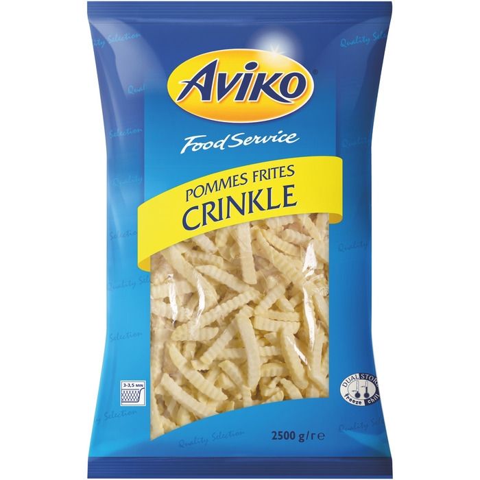 Aviko Pommes Kringel Wellenschnitt  [2,5 Kg/Pack] 