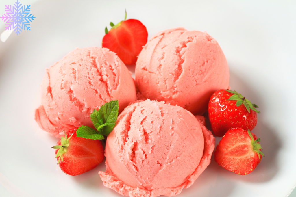 Erdbeer Eis tiefgekühlt [5 Liter]