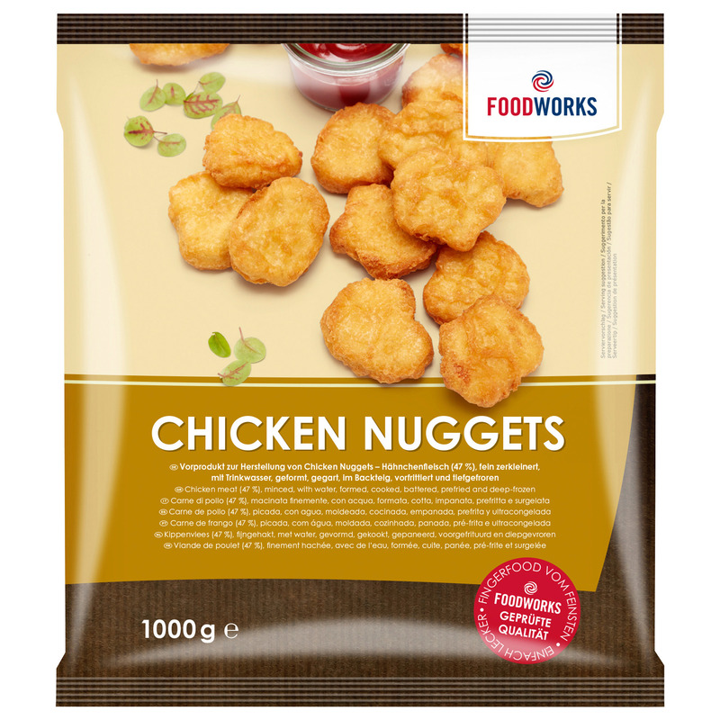 OSI Hühner Nuggets [1 kg/Pack, 12 kg/Karton]