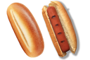 Hot dog Brot 80g [32 Stück/Karton] 