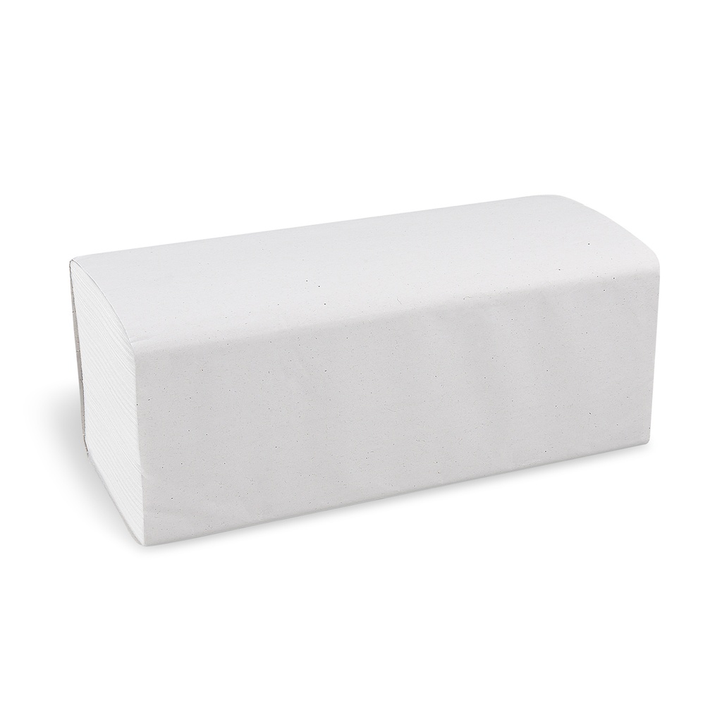 Papier Falthandtuch gefaltet ZZ 2-lagig weiß 25x21 cm [3000 Stück]