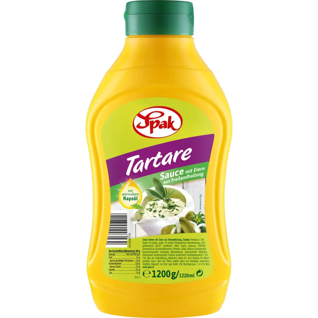 Spak Tartara Sauce mit Freilandeier [1,2 kg/Flasche]