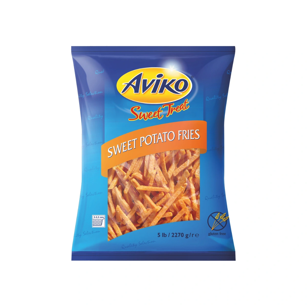 Aviko Sweet Potato Fries [2.7 kg/Pack, 13.5 kg/Karton]