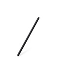 Paper drinking straw 25cm black Jumbo Ø8mm [100 pieces]