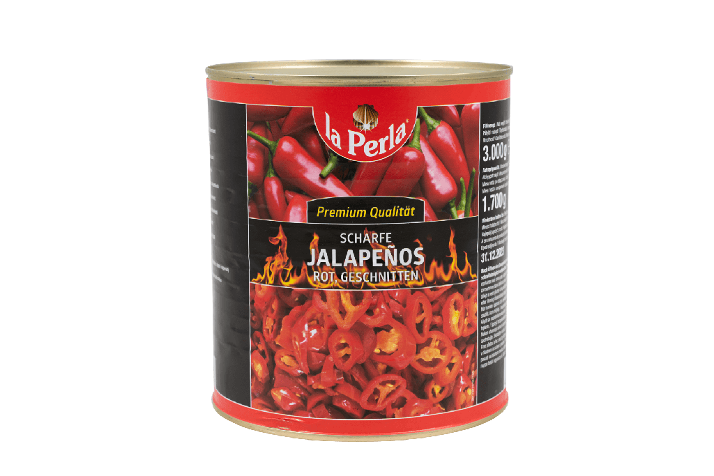 La Perla Jalapenos rot scharf Ringe [3/1 Dose]