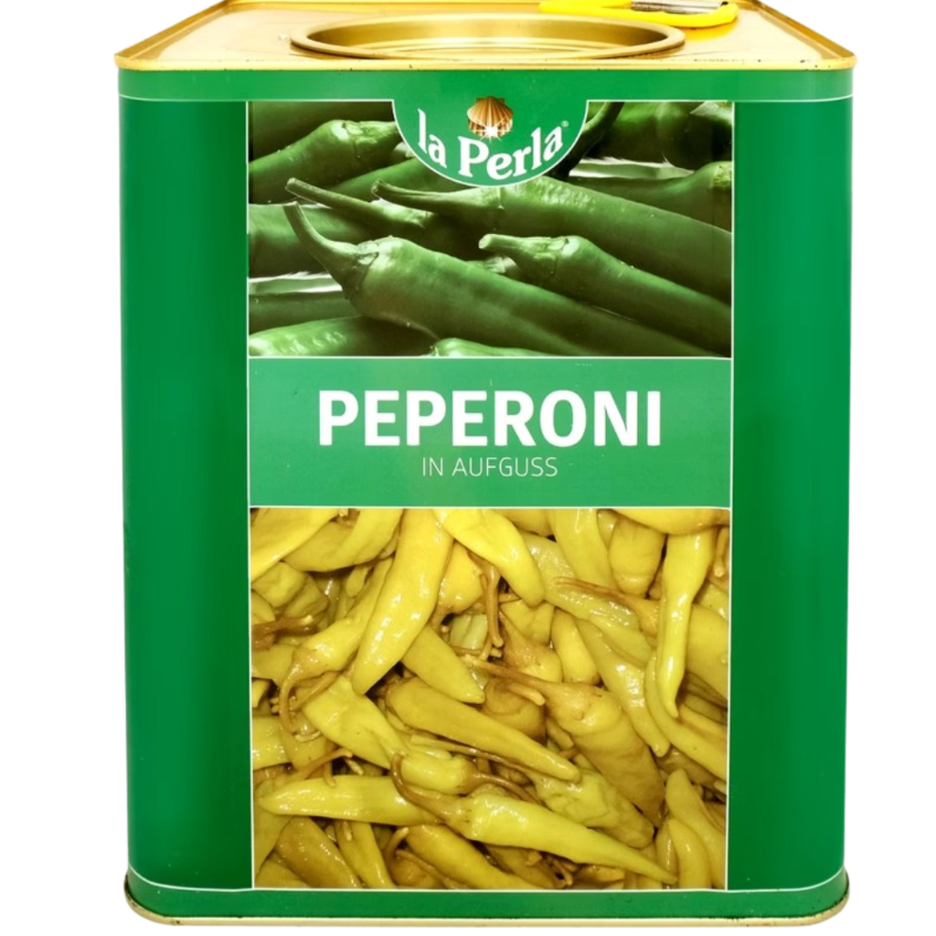 La Perla Pfefferoni grün ganz [14kg/Kanister]