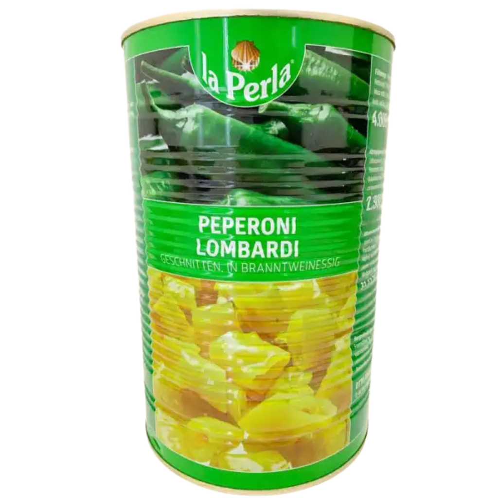 La Perla Pfefferoni Mild geschnitten [4250ml/Dose]