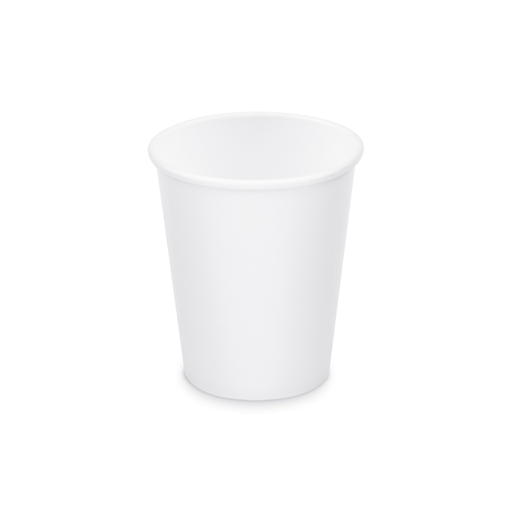 Pappbecher 4 Oz Kaffeebecher weiß Ø62mm [50 Stück]