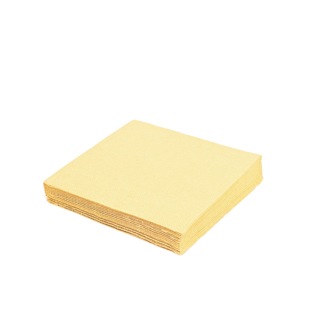 Serviette Champagner 3 lagig 1/4 33x33cm [250 Stück]