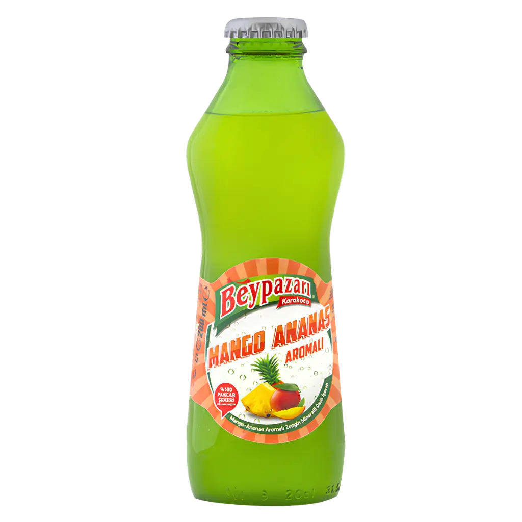 Beypazari Mineralwasser Mango Ananas [0.2Lx6 Glass Flasche]