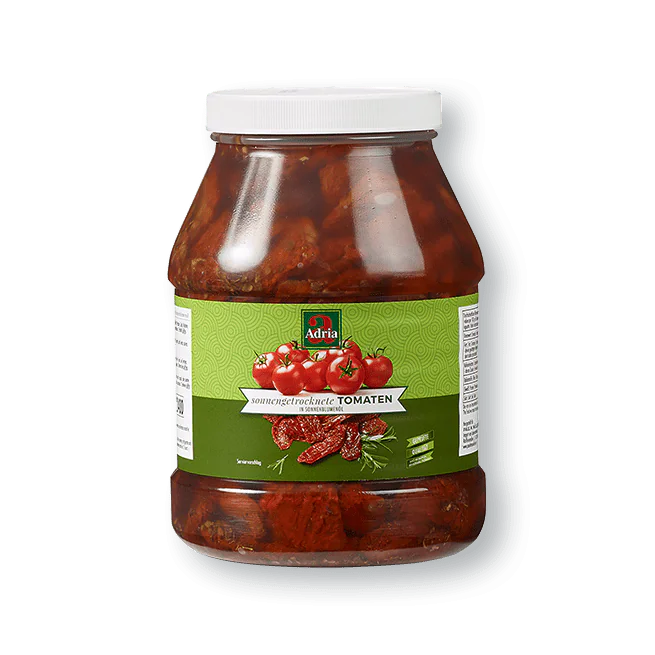 Adria getrocknete Tomaten in Sonnenblumenöl [2300g/Kanister]