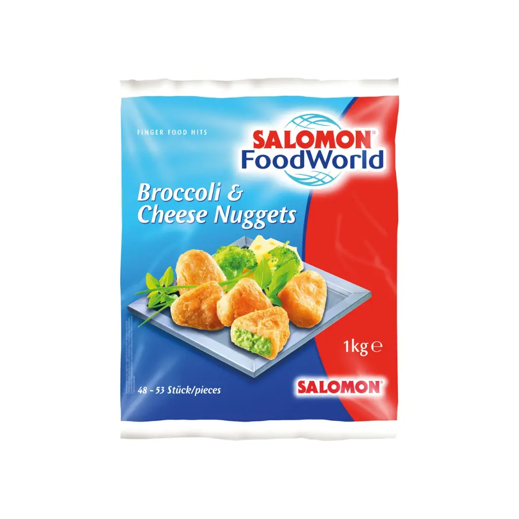 Salomon Broccoli & Cheese Nuggets [48-53 Stück, 1Kg]