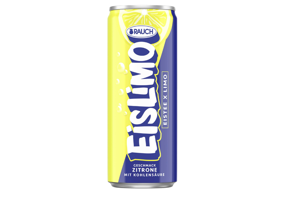 Rauch Eistee EisLimo Zitrone 0,33 L Dose [24 Stück]