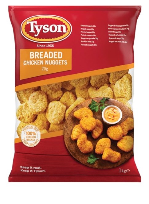 Tyson Hühner Nuggets [1 Kg/Pack]