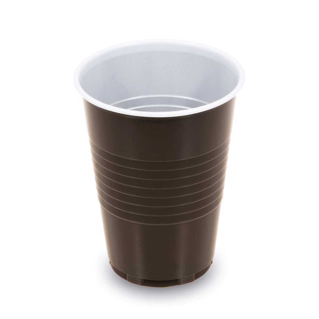 Automatenbecher (PS) braun Ø70mm 180ml [100 Stück]