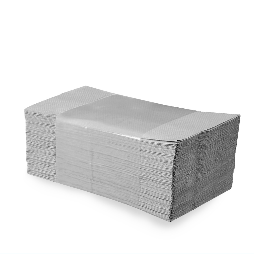 Papier Falthandtuch gefaltet ZZ 1-lagig natur 25x23 cm recyceln [5000 Stück]