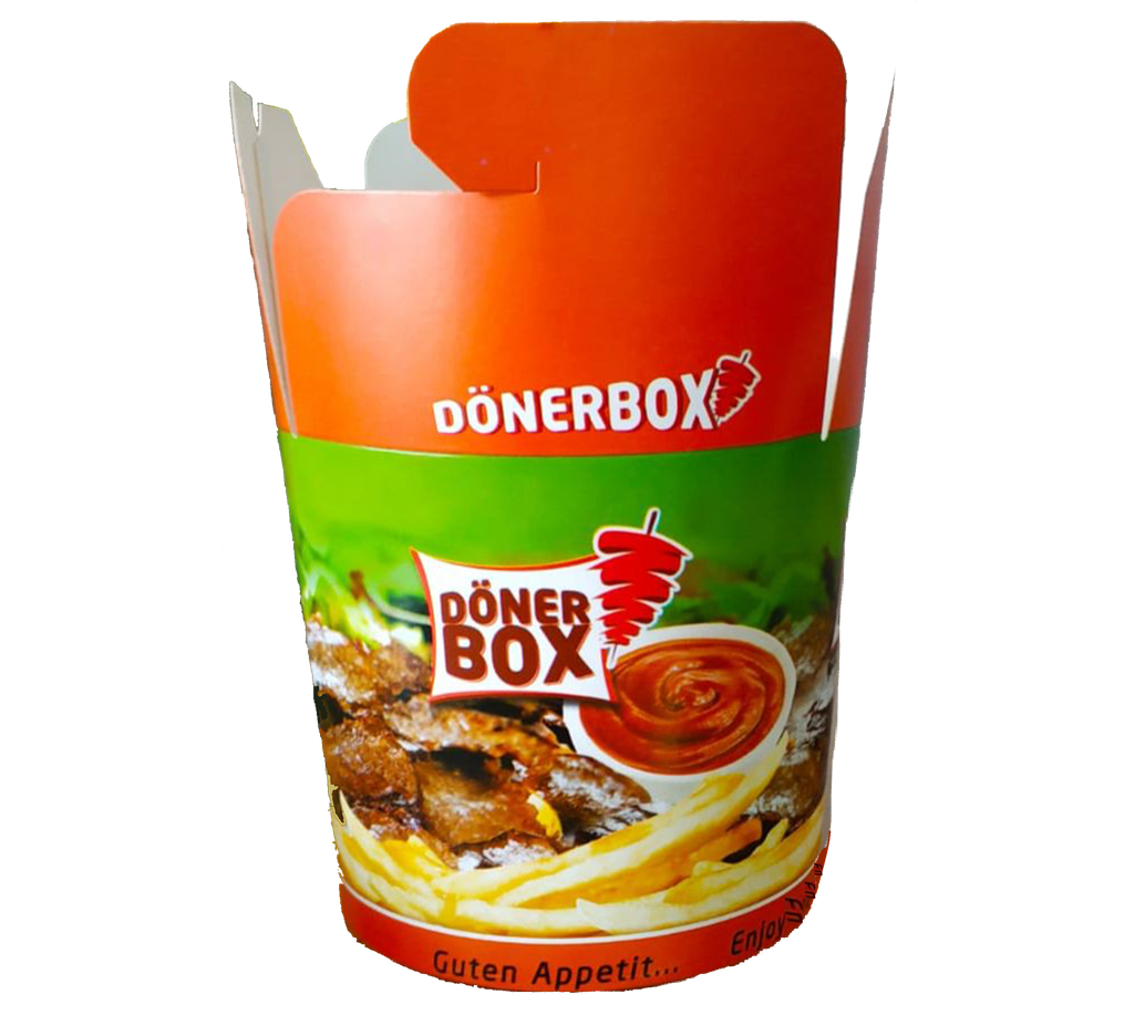 Foodbox, Kebapbox, Dönerbox bedruckt [50 Stück]