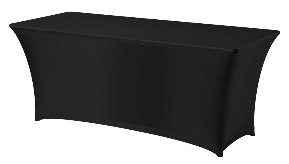 Tischhusse, rechteckig, HENDI, Kitchen Line, 810910 + 810897, Schwarz, 1830x760x(H)730mm
