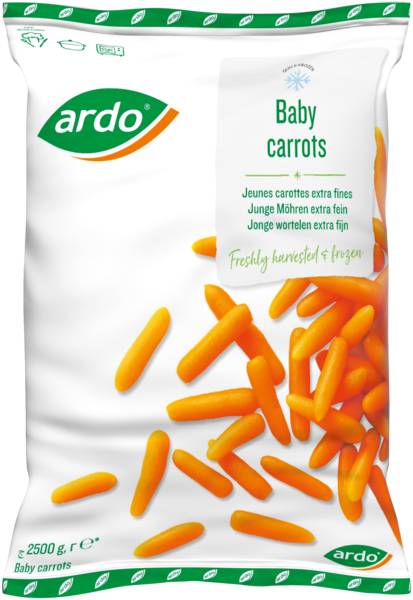 Ardo Baby Karotten tiefgekühlt [2,5 Kg]