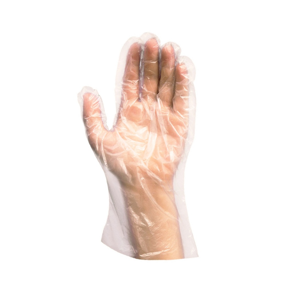 Handschuh (HDPE) Einweg transparent `L` [100 Stk]