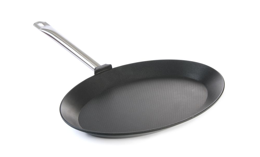 Fischpfanne - oval Titanium Professional, HENDI, Titanium professional, 400x275x(H)35mm