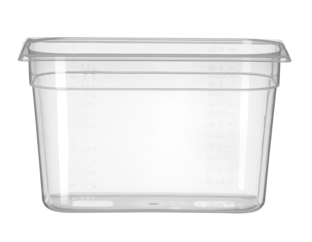 Gastronorm-Behälter 1/3, HENDI, Profi Line, GN 1/3, 6,5L, Transparent, 325x176x(H)200mm