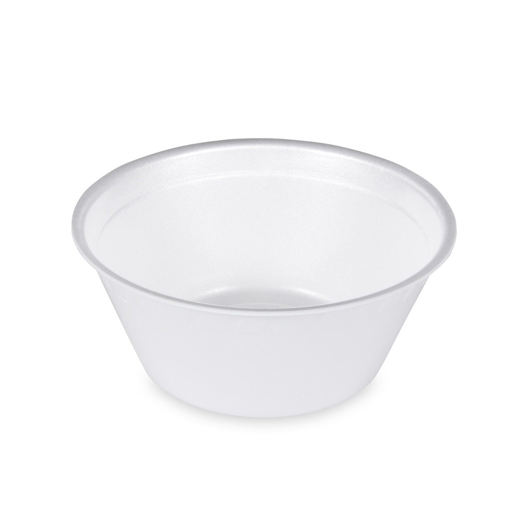Thermobehälter, Suppenschale weiß Ø140mm 500ml aus Styropor [50 Stück]