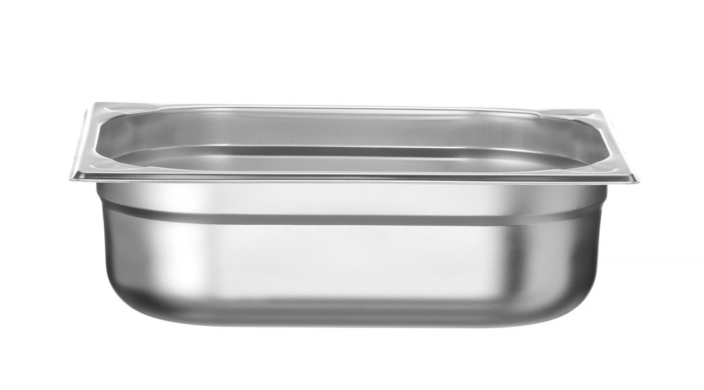 GN 1/2 Behälter, HENDI, Profi Line PLUS, GN 1/2, 6,5L, Silber, 325x265x(H)100mm