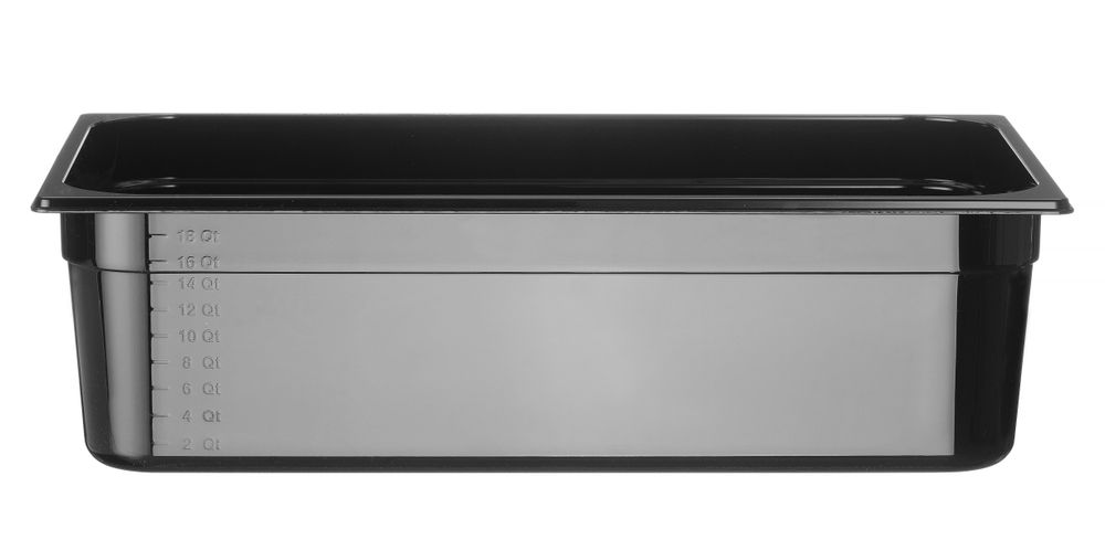 GN 1/1 Behälter COOL, HENDI, COOL, GN 1/1, 20L, Schwarz, 530x325x(H)150mm