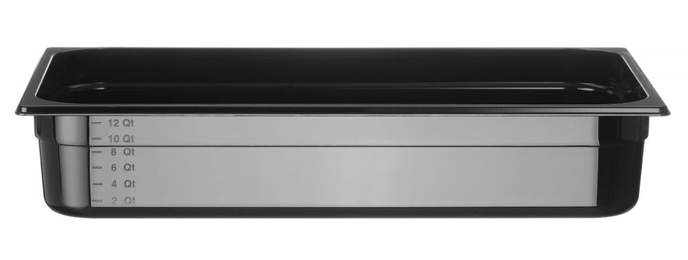 GN 1/1 Behälter COOL, HENDI, COOL, GN 1/1, 13,3L, Schwarz, 530x325x(H)100mm