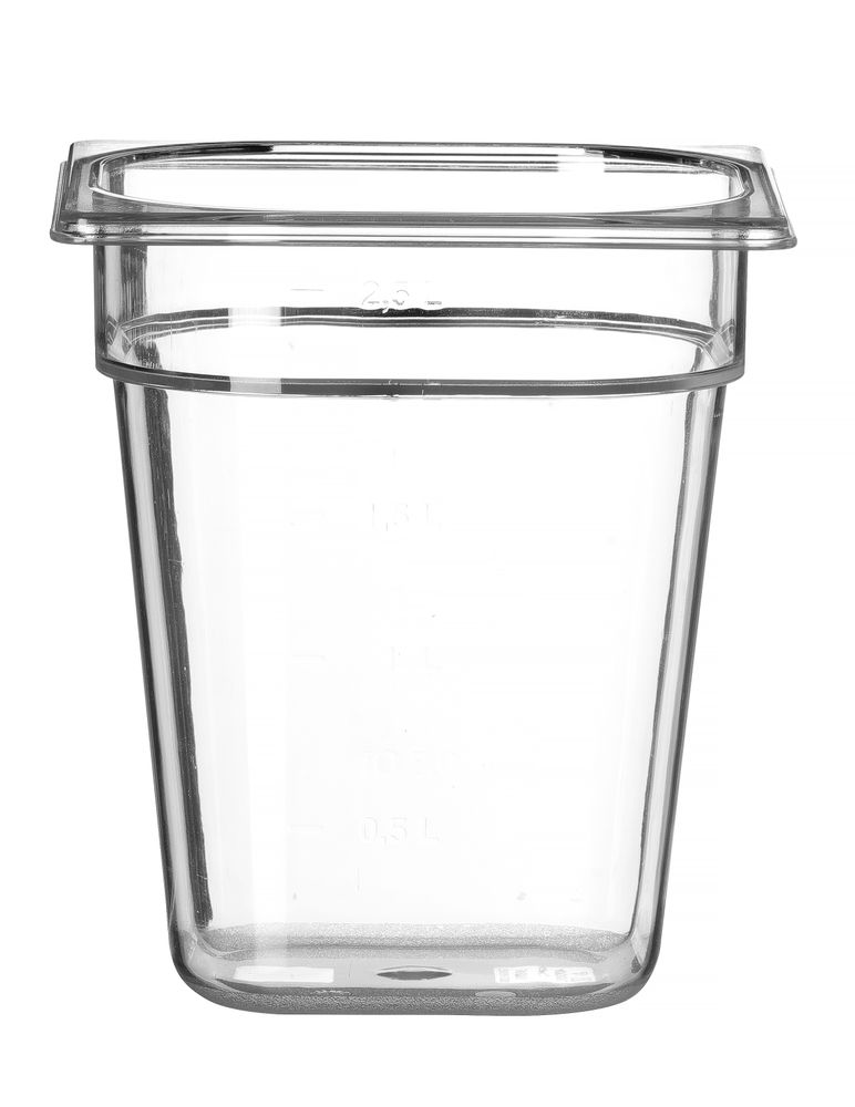 GN 1/6 Behälter COOL, HENDI, COOL, GN 1/6, 2,8L, Transparent, 176x162x(H)200mm