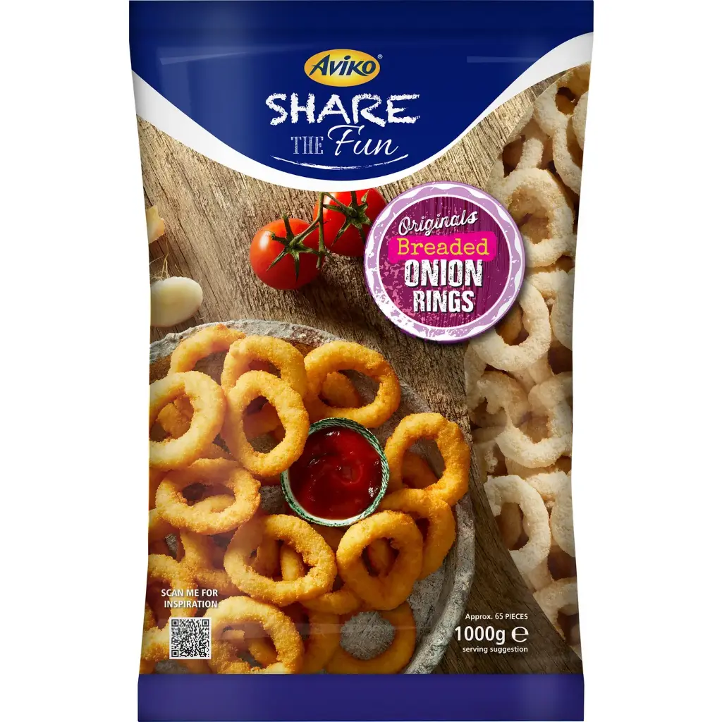 Aviko Breaded Onion Rings [1 Kg/Packung]