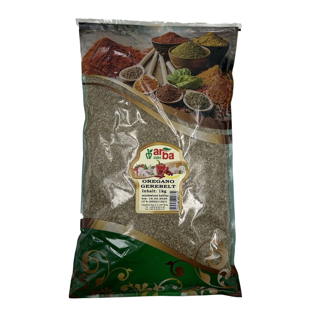 Arba Oregano gerebelt [1 Kg/Pack]