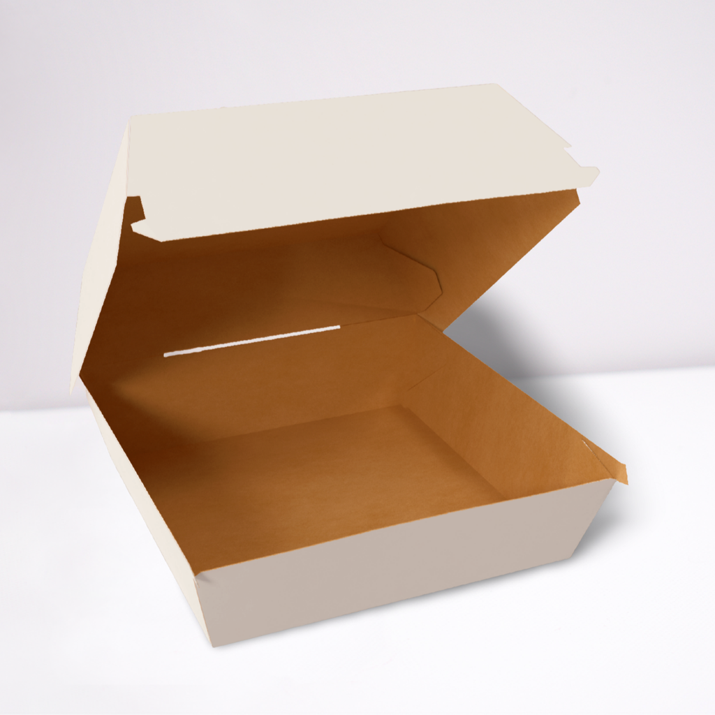 Hamburgerbox Custom CKB aus Papier, neutral[100 Stück]