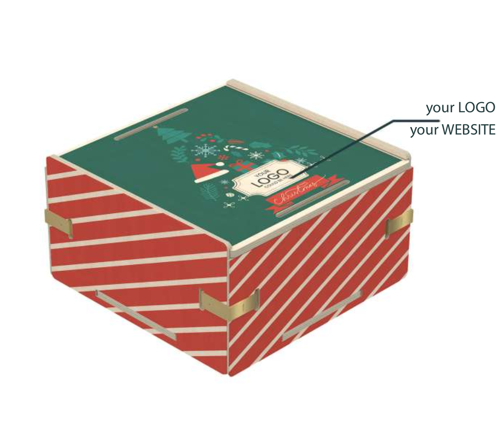 Geschenkbox 260x220x100mm aus MDF