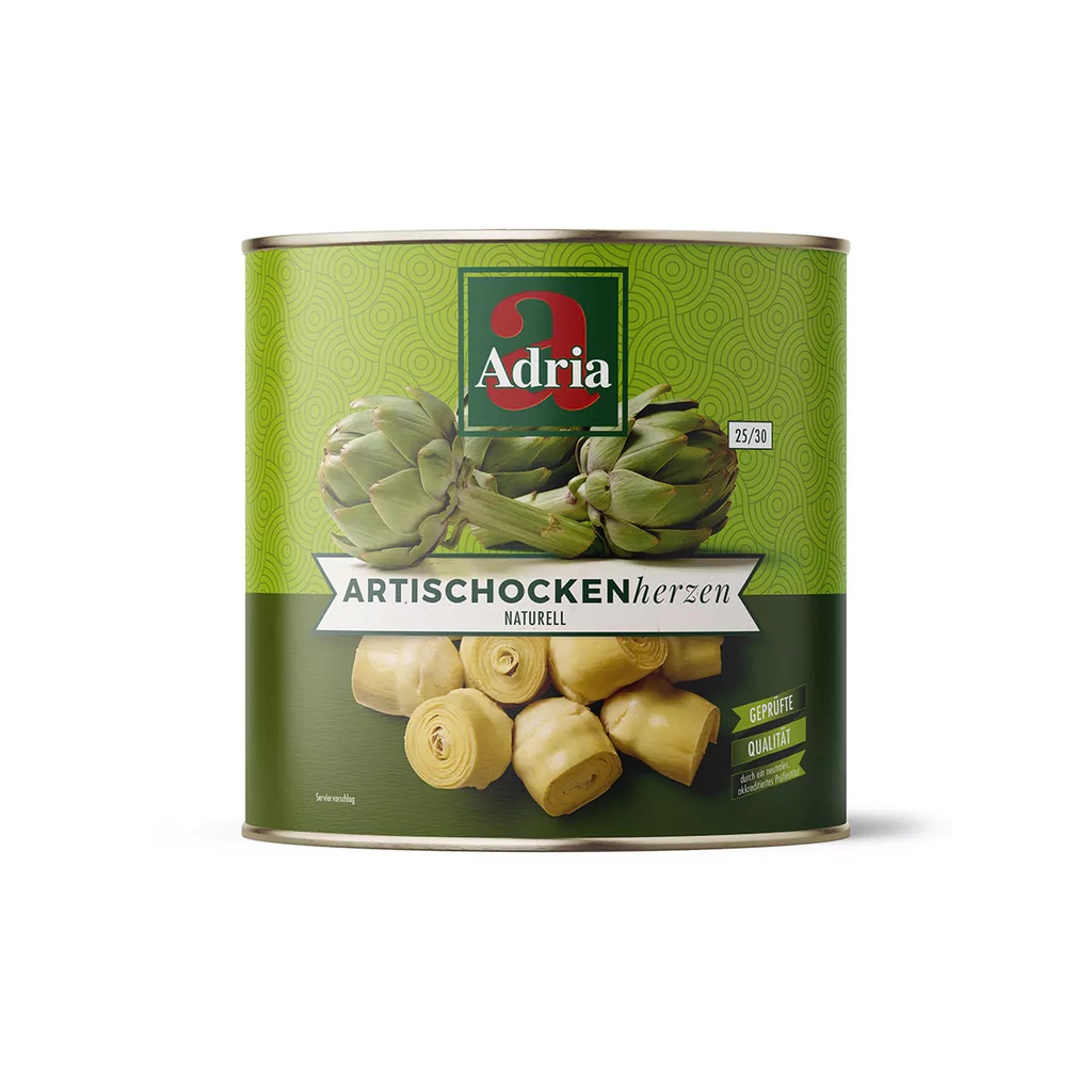 Adria Artischockenherzen ganz 25/30 [2650ml/Dose]