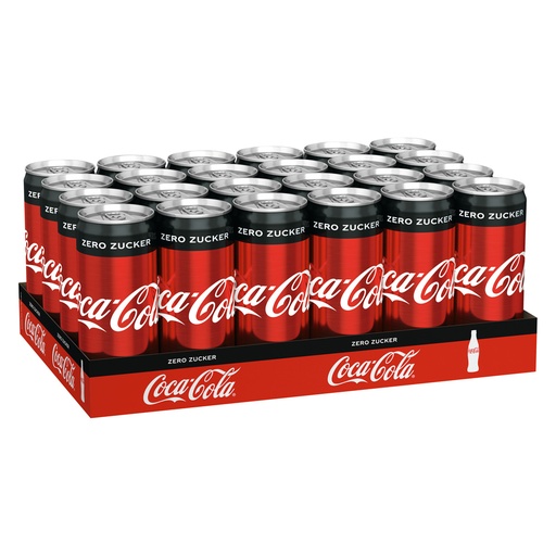 [G-036] Coca Cola Zero 0,33 L Dose [24 stück]