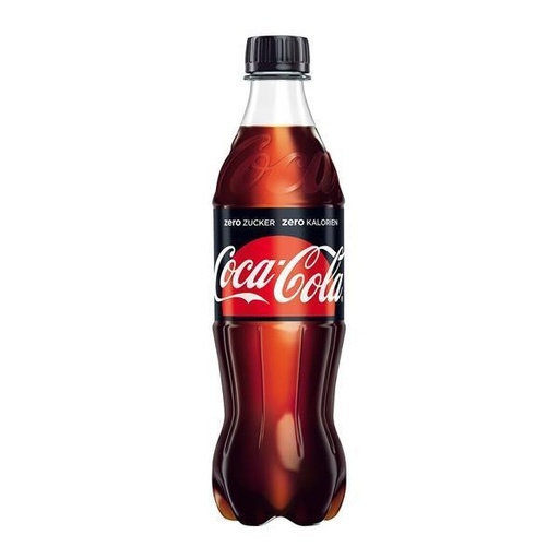 [G-037] Coca Cola Zero 0,50 l Flasche [24 stück]