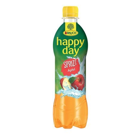 [G-057] Happy day Apfel gespritzt  0,5 L flasche [12 Stück]