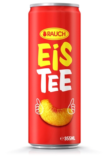 Rauch Eistee Pfirsich 0,33 L Dose [24 Stück]