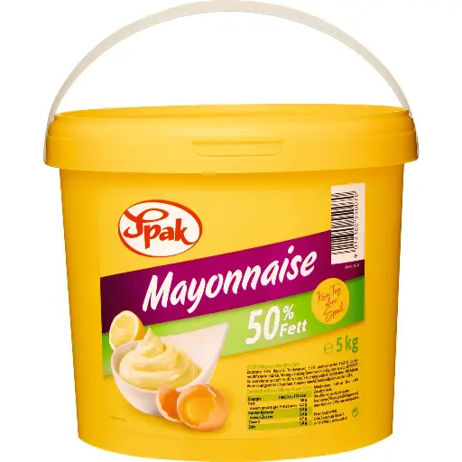 Spak Mayonnaise %50 Fett [5 Kg/Kübel]